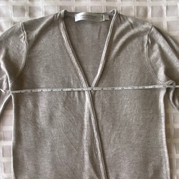 Minx color (grey/brown) Cardigan Contemporaine from Simons Excellent condition - Picture 8 of 13
